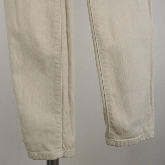 Kate Spade Broome Street Playing Hooky Cream Mid Rise Slim Fit Denim Jeans Sz 26 - Picture 5 of 11